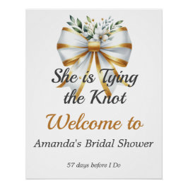 Gifter sig Möhippa för vit Blommigt Perfect Poster