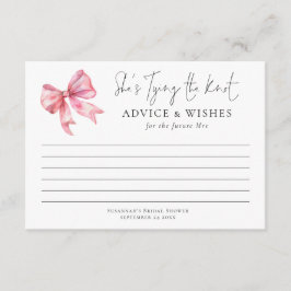 Gifter sig Rosa Bow Möhippa Adress Kort