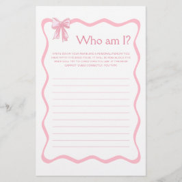 Gifter sig Rosa Bow Möhippa Game