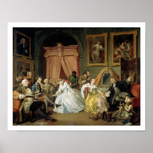 Giftermål a la Mode: IV, The Toilette, c.1743 (oil Poster (Framsidan)