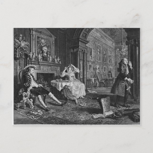 Giftermål a la Mode Vykort (Framsida)