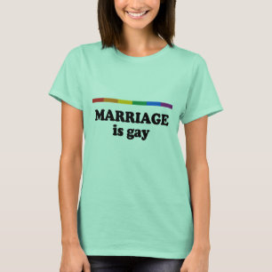 Giftermål är glatt t shirt