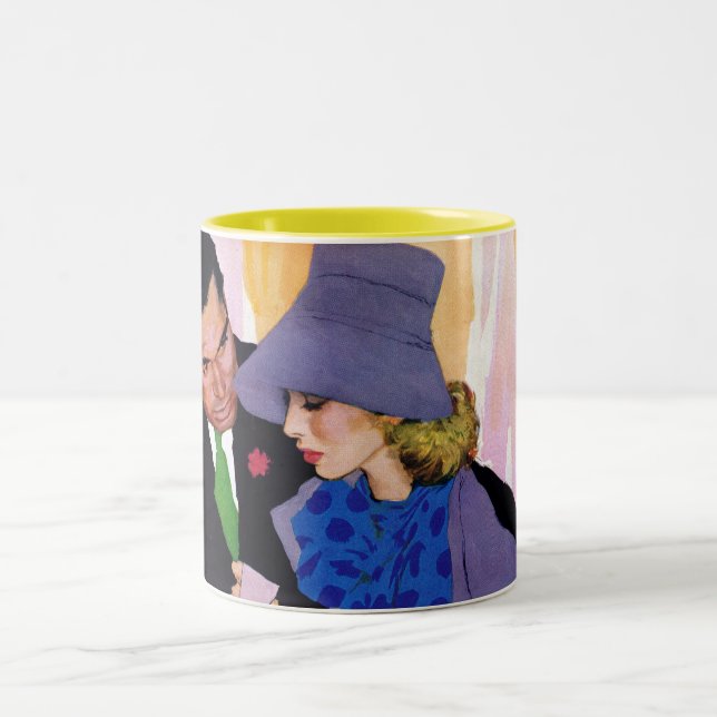 Giftermål är inte för mig Två-Tonad mugg (Center)