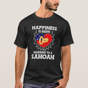 Giftermål-årsdagen gift med en samoansk maka Husb T Shirt