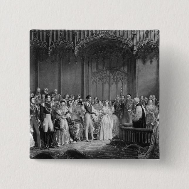 Giftermål av drottningen Victoria och Prince Knapp (Framsida)