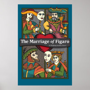 Giftermål av Figaro, opera Poster