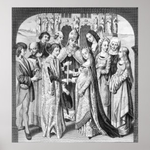 Giftermål av Henry VI och Margaret av Anjou Poster