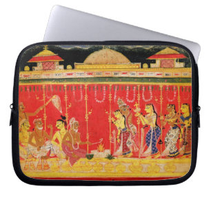 Giftermål av Krishnas föräldrar, från en sking Laptop Fodral