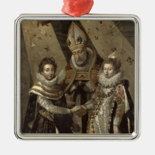 Giftermål av Louis XIII Julgransprydnad Metall