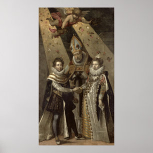 Giftermål av Louis XIII Poster