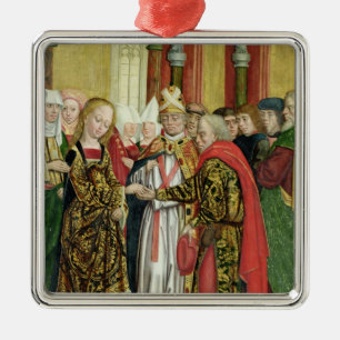 Giftermål av oskulden, från kupolaltaret, 1499 julgransprydnad metall