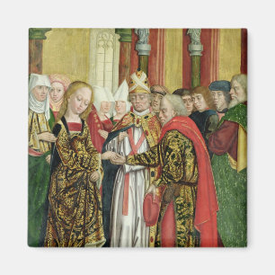Giftermål av oskulden, från kupolaltaret, 1499 magnet