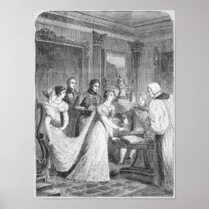 Giftermål av princessen Charlotte av Poster