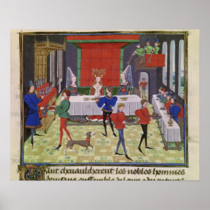 Giftermål av Renaud av Montauban och Clarisse Poster