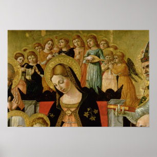 Giftermål av Sanktt Catherine av Siena Poster