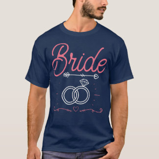 Giftermål Bachelorette Party Bröllop Women Bride T Shirt