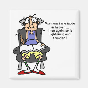 Giftermål, Blixten, Thunder Humor Magnet
