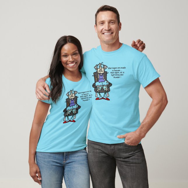 Giftermål, Blixten, Thunder Humor Tee (Unisex)