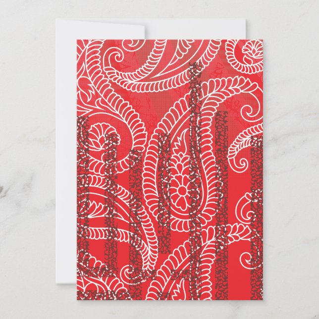 Giftermål Bröllop-kort | Shadi Inbjudan Design (Framsida)