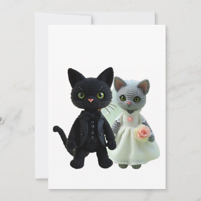 Giftermål Cats Spara Datumet (Framsida)