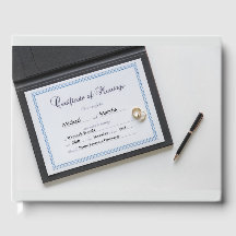 Giftermål certifikatgäst Bok