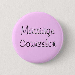 "Giftermål Counselor" Pin Knapp