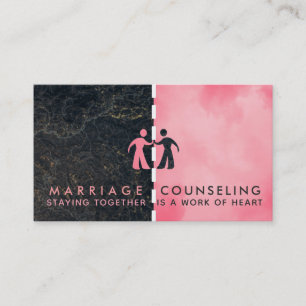 Giftermål Counselor Slogan-Affärskorten Visitkort