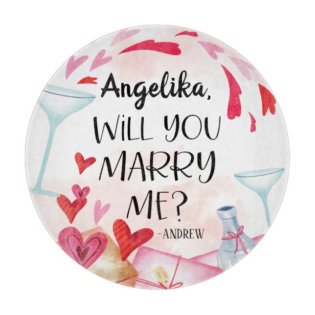 Giftermål Frieri | Kommer du att gifta mig? Anpass (Framsidan)