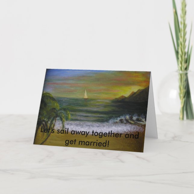 Giftermål Frieri Kort (Framsida)