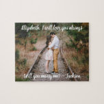 Giftermål Frieri Marry Me Unikt skript och foto Pussel<br><div class="desc">Gör så att giftermål frieri romantiskt och minnesvärt med ett unikt fotopussel av anpassningsbarna "Will you Marry Me". Bild och alla formuleringar är enkla att anpassa. (IMAGE PLACEMENT TIP: Ett enkelt sätt att centrera ett foto exakt som du vill är att flytta det till skörd innan du laddar upp det...</div>