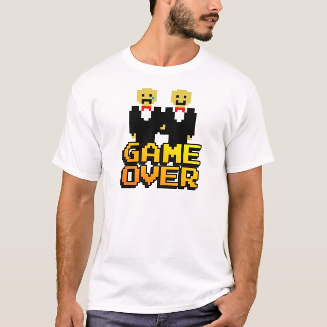 giftermål (Gay, 8 bitar) Tee (Framsida)