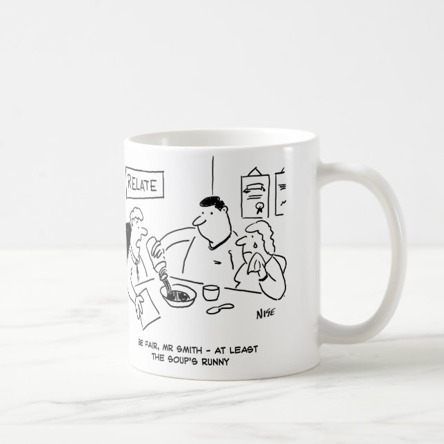 Giftermål Guidance Kontors humor Kaffemugg (Höger)