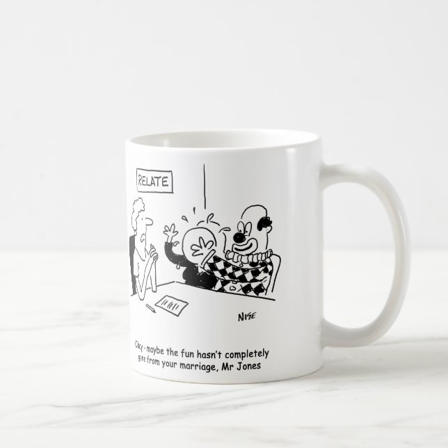 Giftermål Guidance. Roligten är inte helt borta Kaffemugg (Höger)