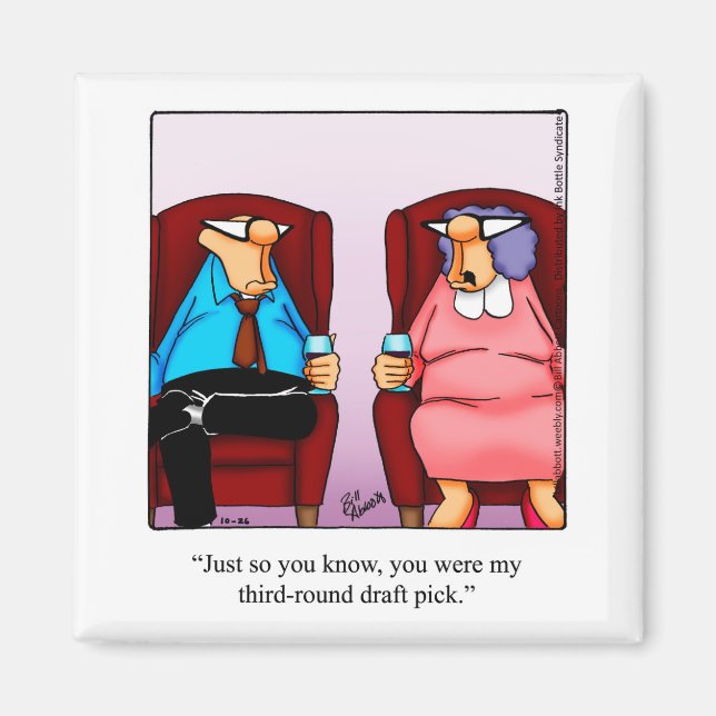 Giftermål Humor Magnet (Framsidan)