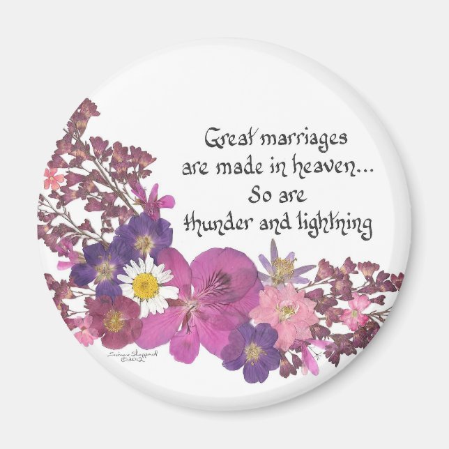 Giftermål humor magnet (Framsidan)