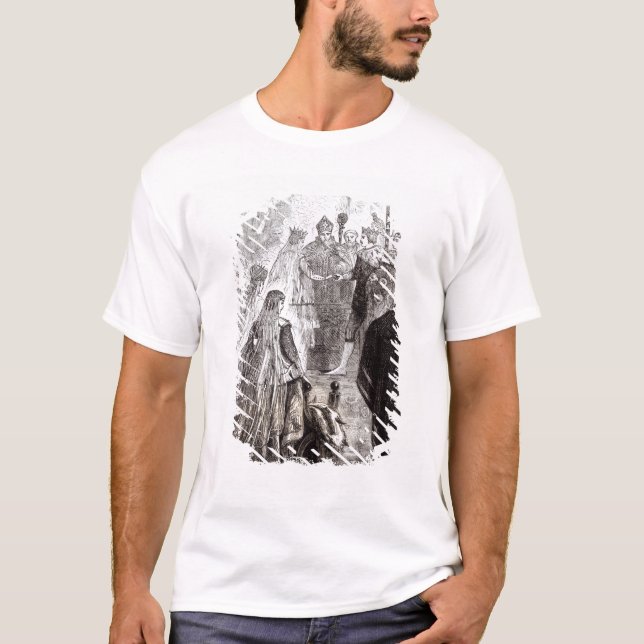 Giftermål i Edward II och Isabella av Frankrike Tee (Framsida)