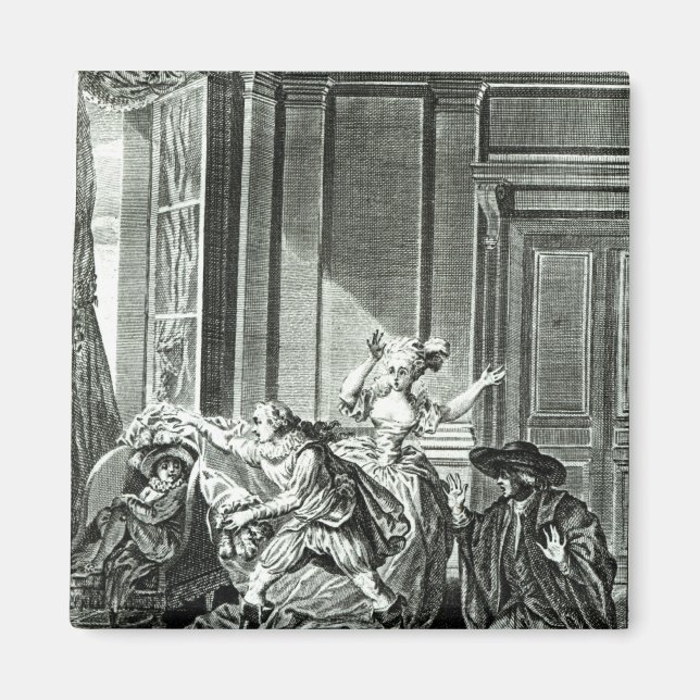 Giftermål i Figaro" Magnet (Framsidan)