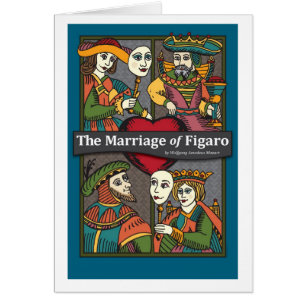 Giftermål i Figaro, Opera Hälsningskort
