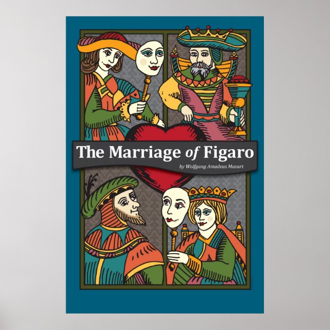 Giftermål i Figaro, Opera Poster (Framsidan)