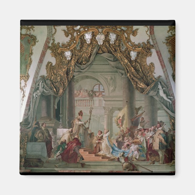 Giftermål i Frederick I Barbarossa Magnet (Framsidan)