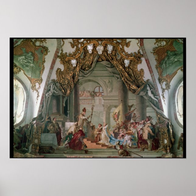 Giftermål i Frederick I Barbarossa Poster (Framsidan)