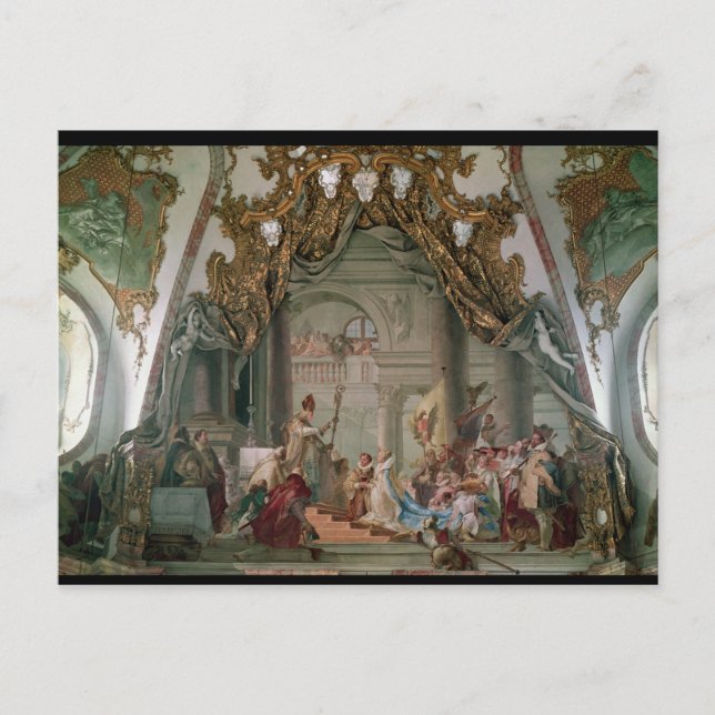 Giftermål i Frederick I Barbarossa Vykort (Framsida)