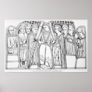 Giftermål i Henry VI och Margaret of Anjou Poster