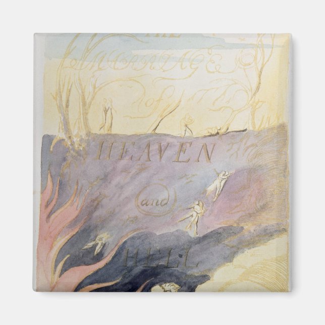 Giftermål i himlen och helvetet magnet (Framsidan)