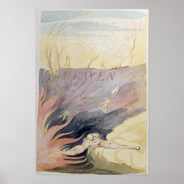 Giftermål i himlen och helvetet poster (Framsidan)