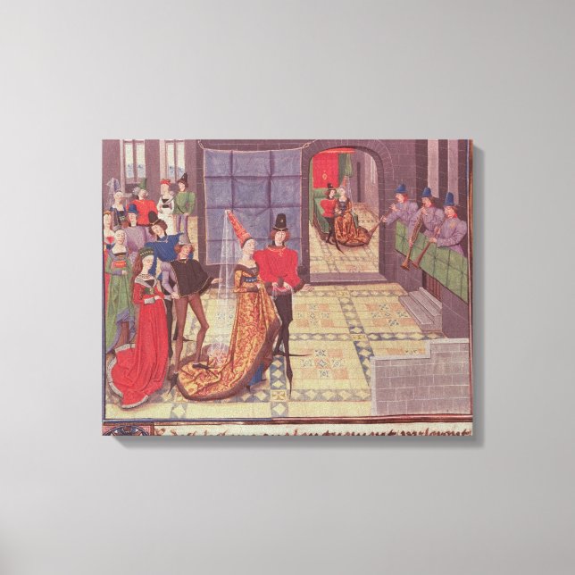 Giftermål i Renaud de Montauban och Canvastryck (Framsida)