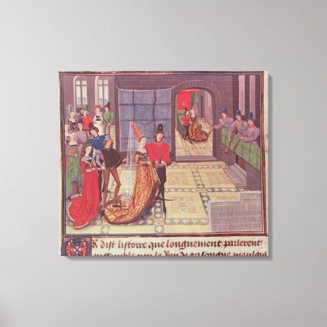 Giftermål i Renaud de Montauban och Canvastryck (Framsida)