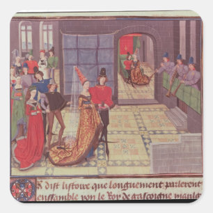 Giftermål i Renaud de Montauban och Fyrkantigt Klistermärke