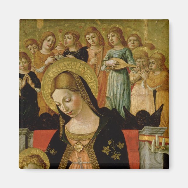 Giftermål i Saint Catherine av Siena Magnet (Framsidan)