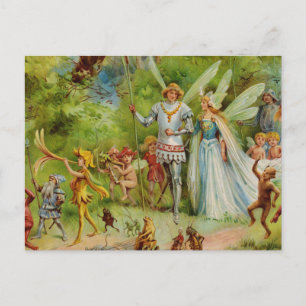 Giftermål i Thumbelina Vykort